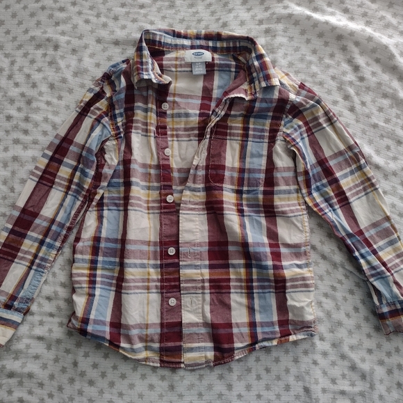 BOGO Boys Plaid Button-Up Long Sleeve Shirts - Picture 5 of 7